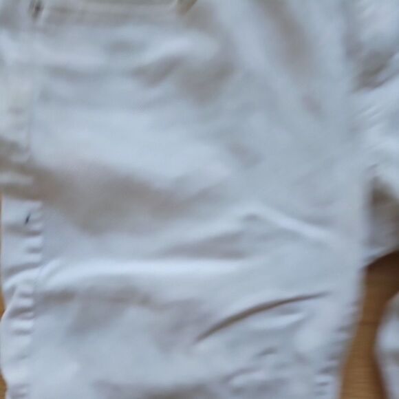 American Eagle Jeans Sz 8 Womens Original Boot White Ladies 8"Rise - Picture 2 of 11